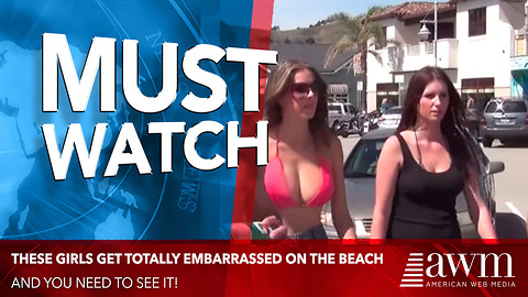 Keep Your Eyes On The Two Girls. What Happens To Them On The Beach Is So Embarrassing