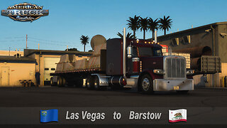 ATS | Peterbilt 389 | Las Vegas NV to Barstow CA | Concrete Barrier 44,686lb