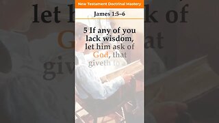 James 1:5–6 | 2023 New Testament Doctrinal Mastery #shorts