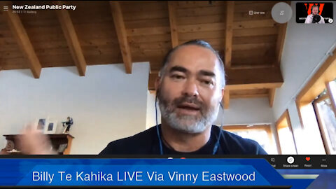 Billy Te Kahika Nightly Live Stream via Vinny Eastwood - 5 January 2021