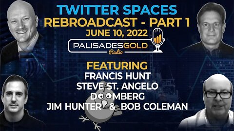 Palisades Twitter Spaces - Part One - Steve St. Angelo, Doomberg & Francis Hunt - June 10 2022