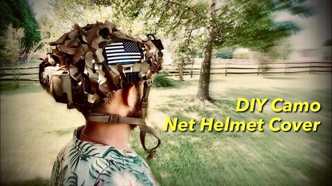 How to scrim your helmet like a paratrooper