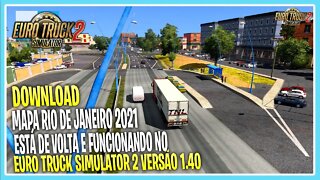 MAPA GRÁTIS RIO DE JANEIRO 1.40.4 EURO TRUCK SIMULATOR 2