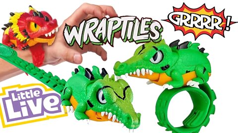 New! Little Live Wraptiles | Fierce Pet Friends with Slap-Band Tails