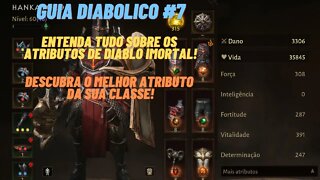 PTBR Diablo Immortal Guia Diabólico #7 Ententa tudo sobre os atributos do jogo e qual é o melhor