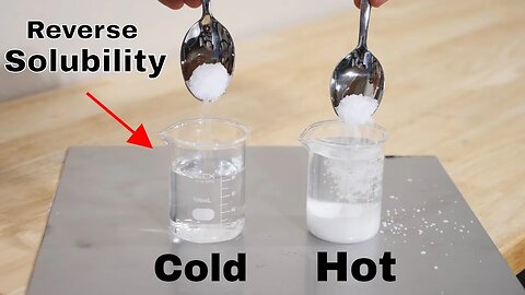 Why Does This Powder Only Dissolve In Cold Water?