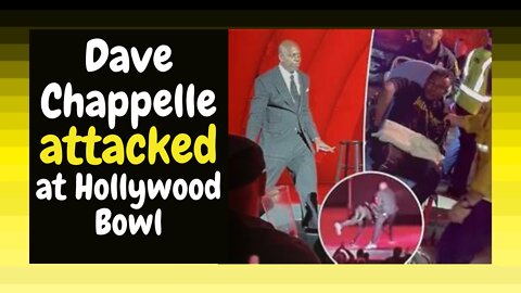 Dave Chappelle Attacked Onstage During Hollywood Bowl Performance! (Re-upload)