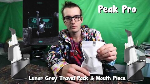 Puffco Peak Pro Lunar Grey Travel Pack & Mouth Piece