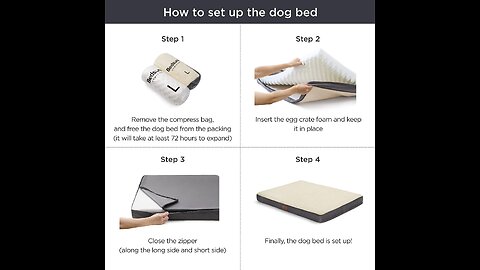 Tempcore Large Dog Bed (MLXL) for Small, Medium, Large Dogs Up to 5080110lbs -Waterproof Do...