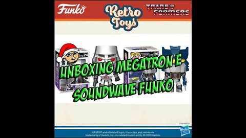 Transformers Megatron & Soundwave Funko Unboxing