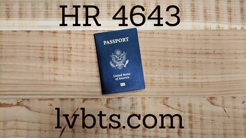 HR 4643 10 Year Immigration Moratorium Right or Wrong?