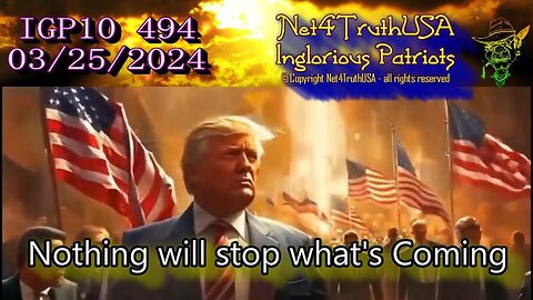 NOTHING WILL STOP WHATS COMING - TRUMP 2024