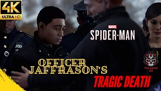 Officer Jefferson's Tragic Death Marvel's Spiderman 4k Gameplay