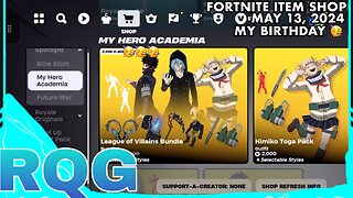 🥳MY BIRTHDAY ITEM SHOP🥳 FORTNITE ITEM SHOP (May 13, 2024)