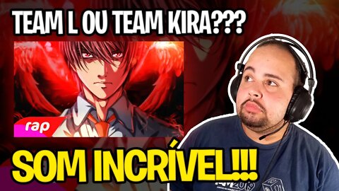 REACT Rap do Kira (Death Note) - O DEUS DO NOVO MUNDO | NERD HITS