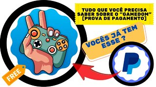 Ganhar dinheiro com Gamedom [ Prova de pagamento na descrição do video]