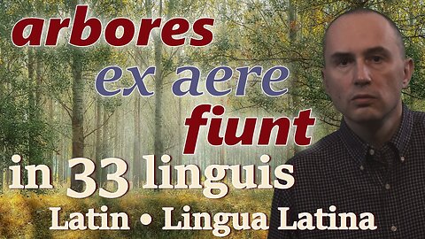 Trees Are Made of Air - in LATIN & other 32 languages (popular biology)