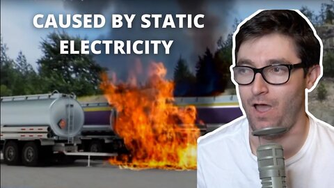 FUEL TANKER EXPLOSION CAUSED BY STATIC ELECTRICTY