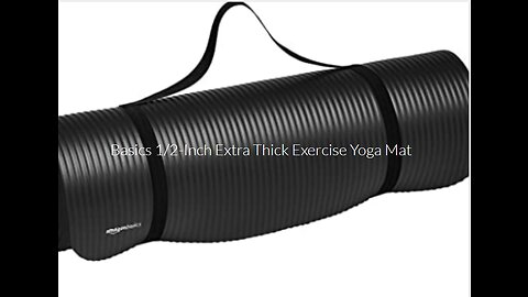 Yoga Mat ! 1/2-Inch Extra Thick High Density Anti-Tear Exercise Yoga Mat