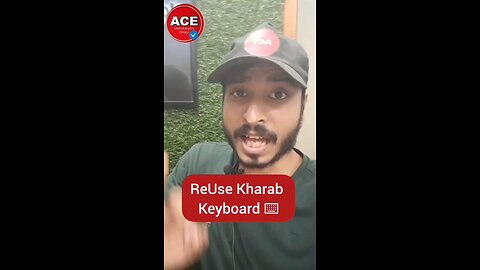 Re use of damaged keys of keyboard ⌨️