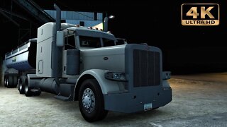 Night ride - Peterbilt 389 Sleeper Cab | American Truck Simulator Gameplay "4K"