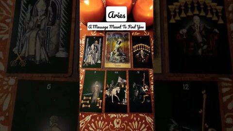 Aries 🔮 A Message Meant To Find You #shorts #tarot #tarotreading