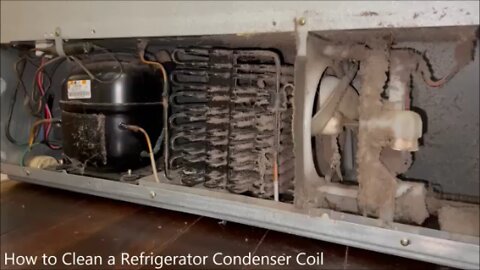 How to Clean a Refrigerator Condenser Coil
