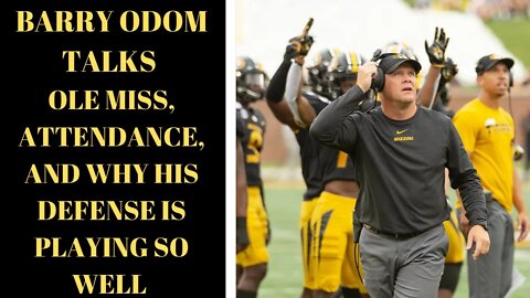 Mizzou Head Coach Barry Odom Talks About Why his defense is playing so well.