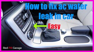 How To Fix AC Water Leak In Car. Ep11