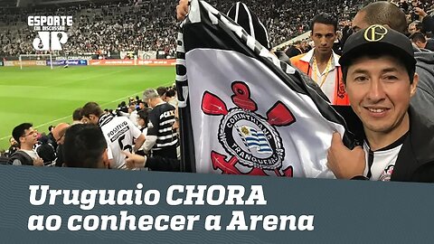 De arrepiar! Uruguaio CHORA ao conhecer a Arena Corinthians!