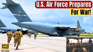 Watch U.S. Air Force C-17 Globemaster III Crews And Airmen Train For An Unexpcted Attack On The US.