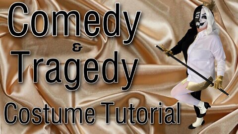 Comedy and Tragedy DIY Costume and Make-up Tutorial