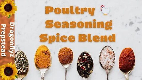 Poultry Seasoning Spice Blend Recipe How-To DIY