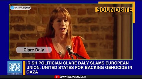 Irish Politician Clare Daly Slams EU, US For Backing Genocide In Gaza