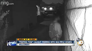 "Peeping Tom" caught peering into homes