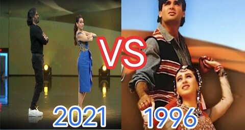 Jhanjharia Song {1996 vs 2021} New vs Old | Sunil Shetty | Karishma Kapoor | Dance Show Sunil Shetty