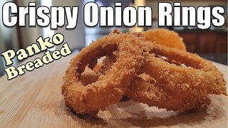 Panko Breaded Crispy Onion Rings Recipe