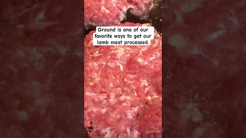 It means a lot knowing what is in our meat and where it came from. #farmfresh #lambmeat #freshmeat