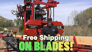 Free Shipping on Sawmill Bandsaw Blades for March 2024!