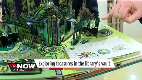 Taking a tour of the library's hidden vault