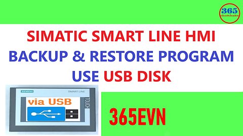 0144 - Simatic smart line hmi ie v3 backup restore program use USB disk