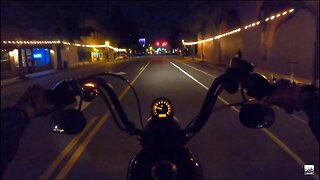 4:00 AM Ride | Harley Davidson Sportster Iron 1200 (Pure Engine Sound) | ASMR GoPro 4K POV