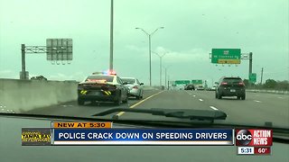 Clearwater Police ticket drivers for speeding, not moving over for officers