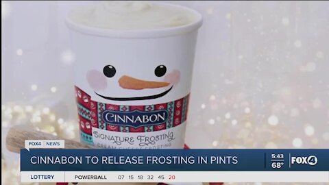 Cinnabon to release frosting pints
