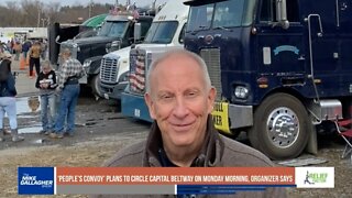 The Trucker’s Convoy is gaining momentum as Mike reports from Hagerstown, Maryland