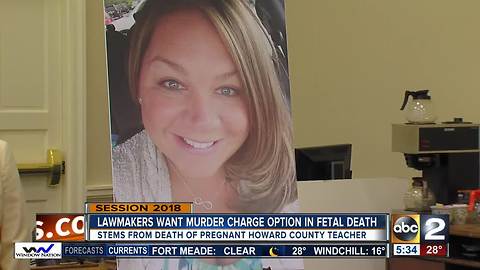 Lawmakers want murder charge option in fetal death