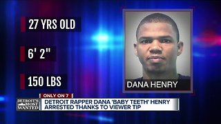 Detroit's Most Wanted Captured: Rapper 'BabyTeeth' arrested in Inkster a day after being featured