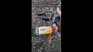 Ruger SP101 - .357 Magnum Chronograph (Armscore 158gr FMJFP)