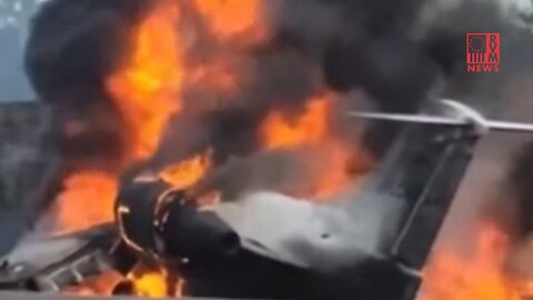 Jet Crashes & Explodes On I-75 in Naples, Florida