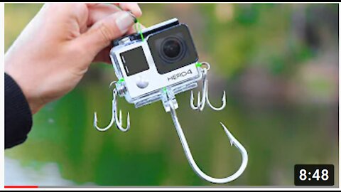 World's FIRST GOPRO FISHING LURE أول طعم صيد في العالم